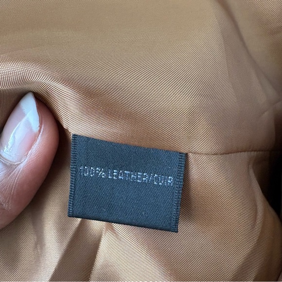 Lafayette 148 $895 Bronze Leather Jacket Blazer ✨ - Picture 6 of 6